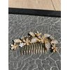 02 Vintage Rhinestone Crystal Wedding, Bridal or Prom Hair Comb