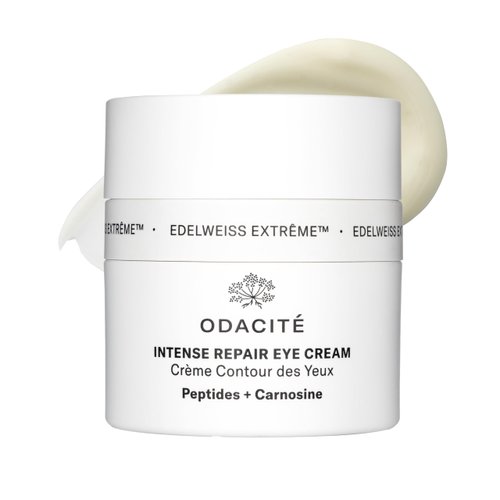 ODACITE Edelweiss Extreme Intense Repair Eye Cream - Anti-Aging Treatment with Carnosine Peptides for Youthful Eyes - Vegan Skincare - Sensitive Skin Friendly - For All Skin Types - 0.51 oz