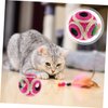 Kisangel Cat Toy Sisal Hole Interactive Grinding Toy for Cats and Kittens Chewing and Scratching for Indoor Play and Maintenance