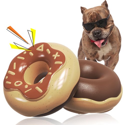 TANGJAK Dog Toys Long Lasting Dog Chews Squeaky Dog Toys Tough Dog Toys