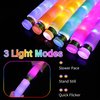 Glow Sticks Light Up Fidget Pop Tubes 6 Pack Glow in The Dark Party Supplies Toddler Sensory Toys, Glow Stick Party Pack Halloween Party Favors Goodie Bag Stuffers Christmas Return Gifts for Kids