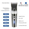 DC DICLASSE Professional Cordless Hair Trimmer for Men,Rechargeable Hair Clippers w/LED Display,5-Speed Home Hair Cutting Kit for Barbers Kids Women Adults Elderly