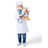 Naichuo Doctor Nurse Lab Coat Outfits,Kids Role Play Doctor Costume With Realistic Accessories for Boys Girls Ages 3-12(Lab Coat, White/4-5T)