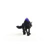 Schleich Eldrador Creatures Mythical Shadow Wolf Action Figure - Featuring Purple Coat and Translucent Back Crystals, Durable Toy for Boys and Girls, Gift for Kids Age 7+