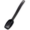 Carlisle FoodService Products Solid Spoon Serving Utensils for Catering, Home, Restaurant, Parties, Buffet, Plastic, 0.5 Ounces, Black, (Pack of 12)