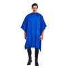Betty Dain Lightweight Crinkle Nylon Hair Cutting/Styling Cape, Water Resistant, Ultra Lightweight Crinkle Antron Nylon, Repels Hair, Neck Snap Closure, Generous 54 x 60 Inch Size, Royal Blue