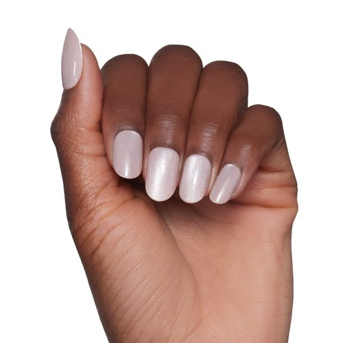 Glamnetic Press On Nails - Pure Intentions | Glossy, Semi-Transparent, Short Round Nails, Reusable | 12 Sizes - 30 Nail Kit with Glue