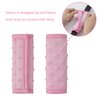Pro Goleem Car Seat Strap Covers for Babies Girl Soft Car Seat Strap Shoulder Pads for All Car Seats, Stroller, Pushcar, Pink