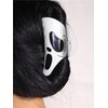 Ylapagne Ghost Mask Halloween Hair Clips 2Pcs Scream Grimaces Funny Ponytail Clip Strong Hold Nonslip Hair Accessories