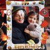 Giant Fire Truck Firefighters Theme Birthday Inflatable Selfie Frame & PhotoBooth Props Set Fireman Birthday Party Decorations Blow Up Picture Frame for Kids Birthdays Party Supplies