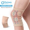 Daiwa Felicity Knee Compression Sleeve for Pain Provides Uniform Support to The Entire Knee – Magnetic Brace for Arthritis, Joint Pain, and Injury Recovery Fits Men and Women, Beige