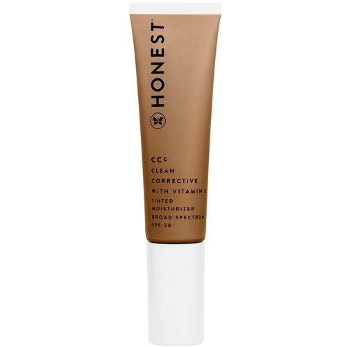 Honest Beauty CCC Clean Corrective with Vitamin C Tinted Moisturizer | Mineral SPF 30 | Vegan + Cruelty Free | Sonoran Deep Rich, 1 fl oz