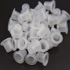 Disposable Ink Cups,500pcs Plastic Small Tattoo Ink Cups Supplies #9 Tattoo Ink Cup Holder for Tattoo Ink,Pigment Rings Cups for Tattoo Tools and Tattoo Supplies (S)