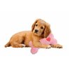 MPP Warming Hug Dog Soft Plush Bone Toy Soothing Lavender Scented with Heat Pouch (12 inch - Pink)
