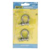 Seachoice Galvanized Anchor Shackle, 1/4 in, 1,100 Lbs. Max Load, Pack of 2 Grey
