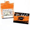 Big Dot of Happiness Orange Grad - Best is Yet to Come - Orange Graduation Party Money And Gift Card Holders - Set of 8