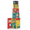 Petit Collage Peek-A-Boo Nesting and Stacking Blocks Playset, Includes 4 Stacking Boxes and 3 Wooden Characters – Easy Storage and Cute Illustrations – Makes a Great Gift Idea