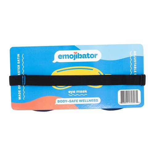Emojibator Eye Mask| Ultra Soft Satin Material| Comfortable| Perfect Fit| With Adjustable Strap