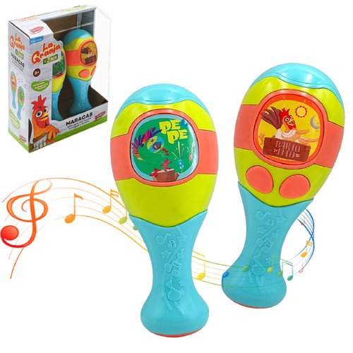 La Granja De Zenon Newborn Toys Bartolito Maracas for Kids with Electric,Egg Shakers Maracas and ...