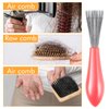 Andibro 4 Pcs Hair Brush Cleaner Tool Set, Hairbrush Cleaning Claws Rake Design Brush Cleaner Comb Cleaning Brush Remover Mini Hair Instrument for Removing Hairs Dust Dirt Lint Home Salon