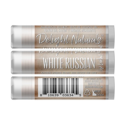 Delight Naturals Happy Hour Cocktails Lip Balm Gift Set - White Russian, Moscow Mule, Old Fashioned