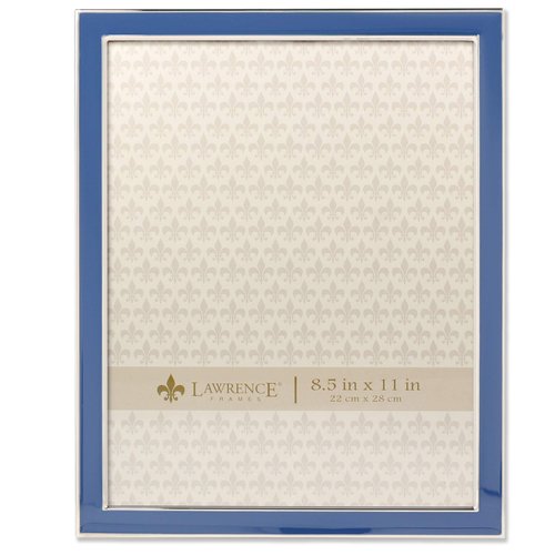 Lawrence Frames 8x10 Navy Enamel Picture Frame, Blue