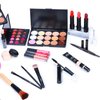 SupeL All in One Makeup Kit For Beginners Full Kit, Full Makeup Kit For Teen Girls, Makeup Gift Set, Include Eyeshadows, Concealer, Cosmetic brush, Lip Gloss, Lipstick, Powder puff, Mascara -005