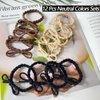 KOVOLITU 12 PCS Braided Hair Ties Bow Tie Hair Bracelets for Women Girls Elastic Hair Ties No Damage Ponytail Holders