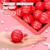 20 Pcs Jesus Loves You Stress Balls Red Stress Relieve Toys Valentines Party Favor Foam Bouncy Balls Bulk Fidget Balls for Valentine Party Bag Gift Fillers Stocking Stuffers, 1.57 Inch