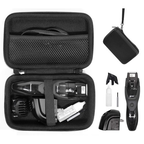 Alltravel case for Panasonic Cordless Men’s Beard Trimmer ER-GB42-K, Trimmer organizing Travel case, Also for Panasonic Wet and Dry Cordless Electric Beard and Hair Trimmer, Hybrid Wet Dry Shaver