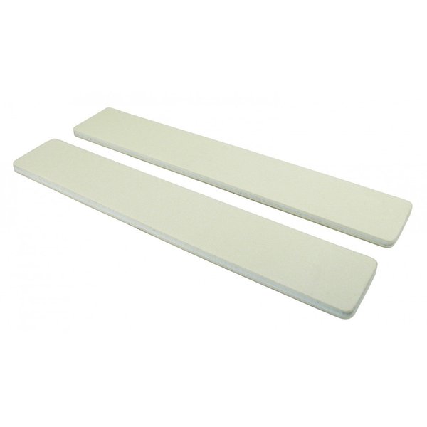 White 80/80 1-1/8" Jumbo Nail File 50 pack by Jaylie