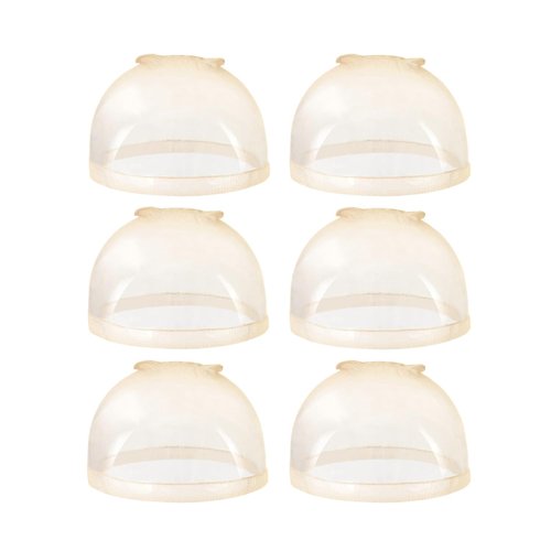 6pcs HD Stocking Wig Caps for Women Wig Caps for Lace Front Wig Nylon Stocking Wig Cap Wig Accessories