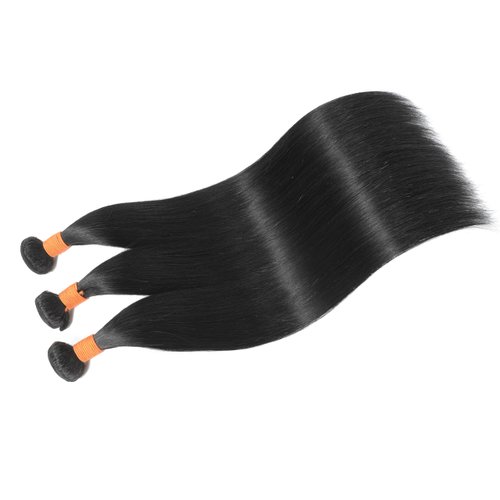Lolatemi Straight Bundles Human Hair 18 20 22 Inch 3 Bundles 100% Unprocessed Brazilian Virgin Human Hair Bundles Straight Weave Bundles Natural Color