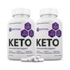 (2 Pack) Optimal Keto Pills 1275MG New & Improved Formula Contains Apple Cider Vinegar Extra Virgin Olive Oil Powder Green Tea Leaf 120 Capsules