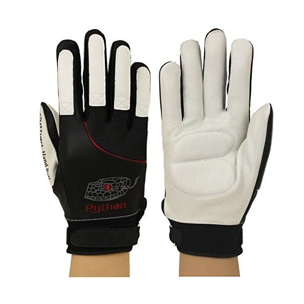 Python Deluxe Handball Glove (Pair) (Padded) (w/Strap) (Medium)