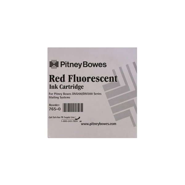 Pitney Bowes Postage Meter Red Ink Cartrige for Models DM200, DM300, DM400