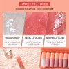 Alisesun 10 Colors Lip Tint Stain Set, Korean Plumping Lip Gloss Watery Lip Stain, Multi-use for Mini Liquid Lipstick & Cheek Tint Long Lasting Vivid Color #01