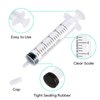 JOLLY PARTY 10ml Syringes 100 Pack Plastic Small Syringe with Tip Cap, Measuring Syringe, Oral Syringe for Scientific Labs, Feeding Pets, Measurement,Refilling, No Needle