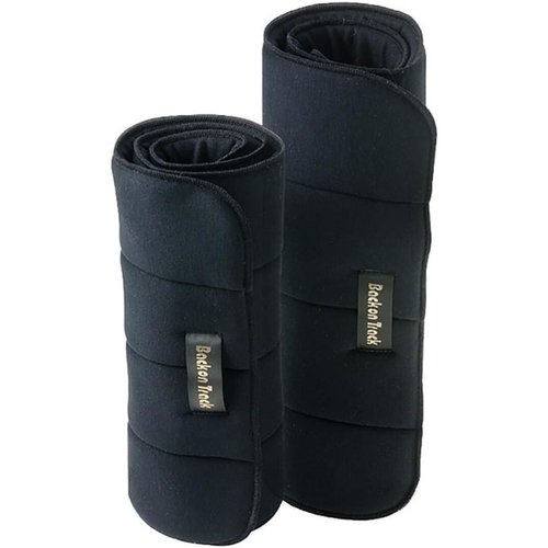 Back on Track No Bow Leg Wraps (Pair), Color: Black, Size: 14 (20500007)