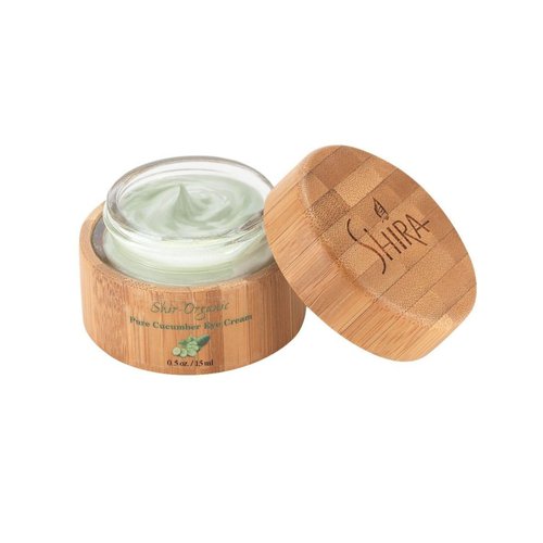 Shir-Organic Pure Cucumber Eye Cream For Dark Circles Eye Puffiness Wrinkles Instant Hydration An...