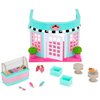 Li’l Woodzeez – Scoops & Sprinkles Ice Cream Shop - Dollhouse Playset with Furnitures & Accessories - Pretend Play for Kids Age 3+