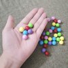 Hotusi 60 Pcs Chinese Checkers Marbles Balls in 6 Colors,14mm Game Replacement Marbles Balls for Marble Run, Marbles Game