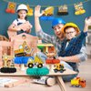 Construction Birthday Party Supplies Kit - Construction Themed Honeycomb Centerpiece ，Table Decorations for Kids' Construction Themed Birthday Party Decorations
