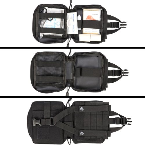 IronSeals Tactical Molle Pouches Multi-Purpose EDC Military Nylon Waist Pack Utility Bag Detachable Patches Pouches for Dog Vest Harness