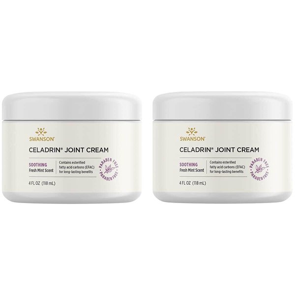 Swanson Celadrin Joint Cream 4 fl Ounce (118 ml) Cream (2 Pack)