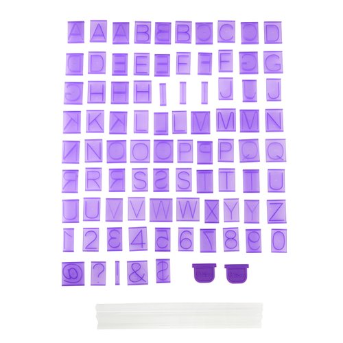 Wilton Cake Letter and Number Press Set, Use on Fondant or Buttercream Frosting, Ideal for Decora...