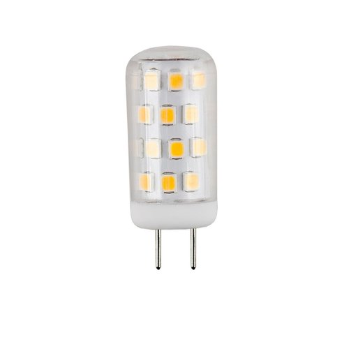 CBconcept UL-Listed, JCD 120 Volt GY6.35 LED Light Bulb, 10-Pack, 3 Watt, 330 Lumen, Pure White 6000K, 360° Beam Angle, 35W Equivalent, G6.35/GY6.35 Halogen/Xenon/Incandescent Replacement Bulb