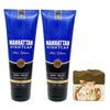 Bath & Body Works Men's Collection Manhattan Nightcap - 2 Pack- With a Cabin Spice Bar Soap., blue