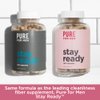 Pure for Her Vegan Original Stay Ready Fiber Supplement for Women | Digestive Support | Proprietary Formula with Aloe Vera | 160 Capsules