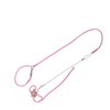 Adjustable Leash Harness with Bell for Rat Mouse Squirrel Guinea Pig Walking Training (Pink)